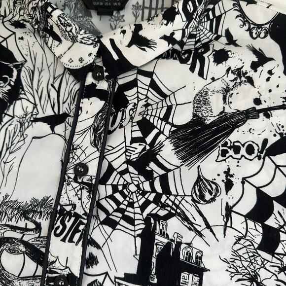 Topshop Halloween Blouse - Picture 5 of 8